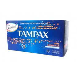 Тампоны, Tampax (Тампакс) 16 шт дискрит супер плюс с аппликатором